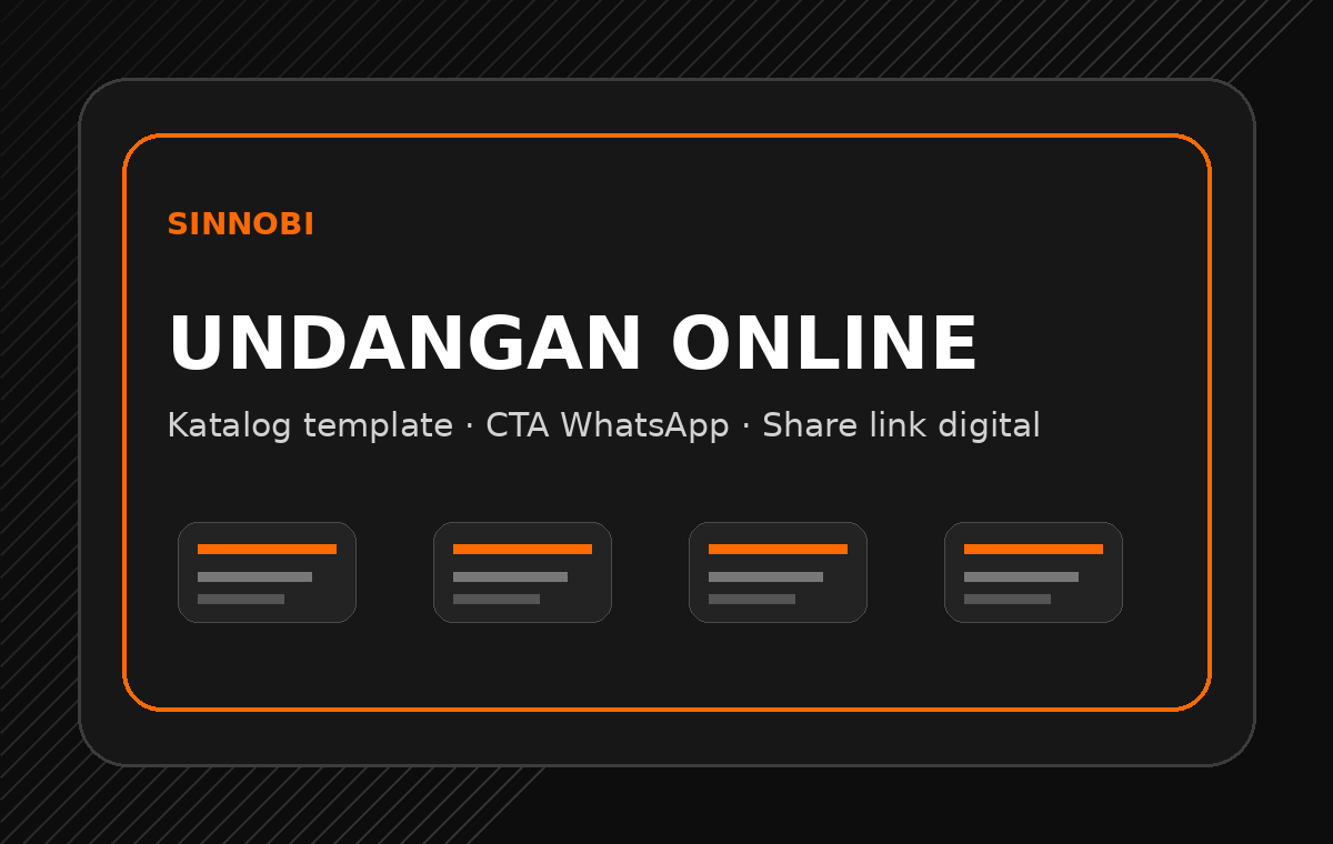 Layanan Undangan Online SINNOBI